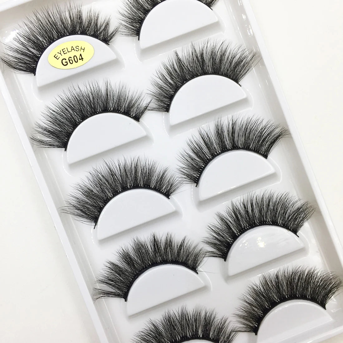 10 styles 5 Pairs Natural 3D Mink False Eyelashes Soft Wispy Fluffy Lashes Make up Faux Fake Eye Lashes Cils Maquillaje