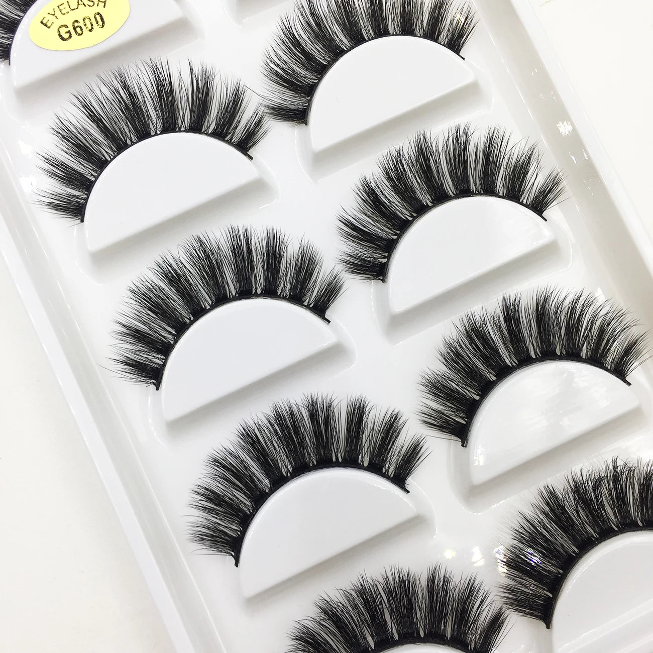 10 styles 5 Pairs Natural 3D Mink False Eyelashes Soft Wispy Fluffy Lashes Make up Faux Fake Eye Lashes Cils Maquillaje