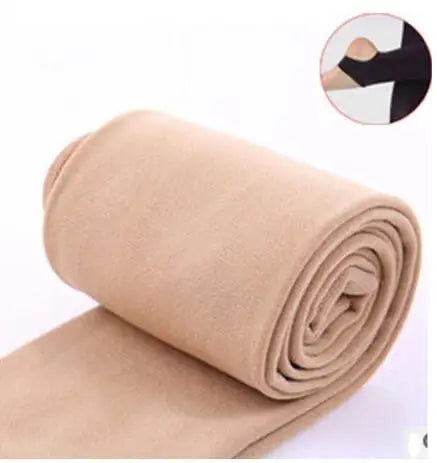 2023 Autumn Winter Woman Thick Warm Leggings Candy Color Brushed Charcoal Stretch Thermal Fleece Pants Trample Feet Leggings