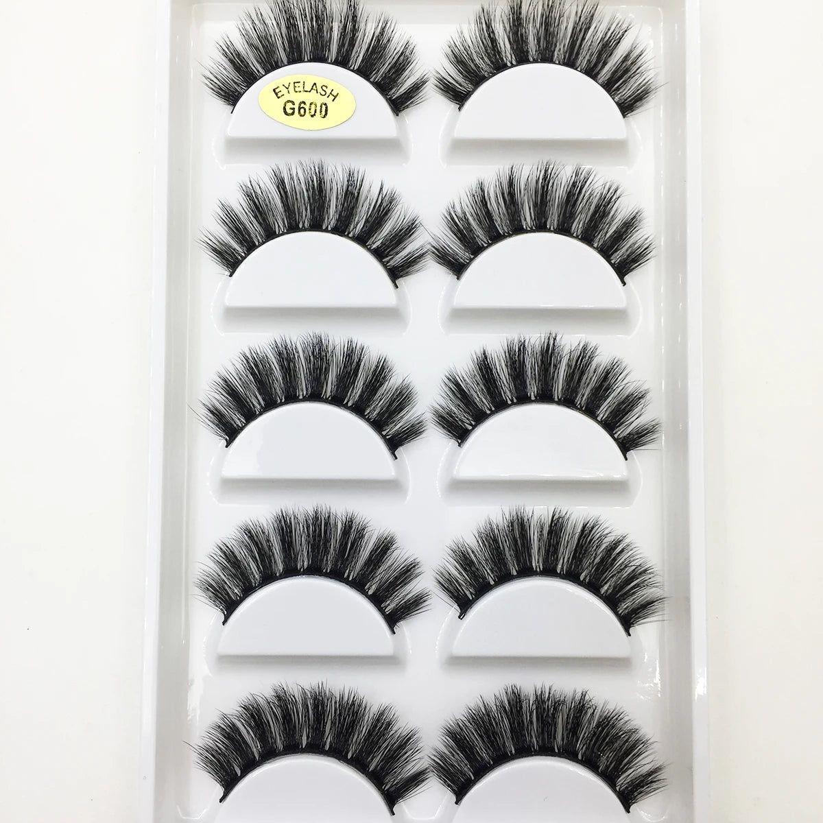 10 styles 5 Pairs Natural 3D Mink False Eyelashes Soft Wispy Fluffy Lashes Make up Faux Fake Eye Lashes Cils Maquillaje