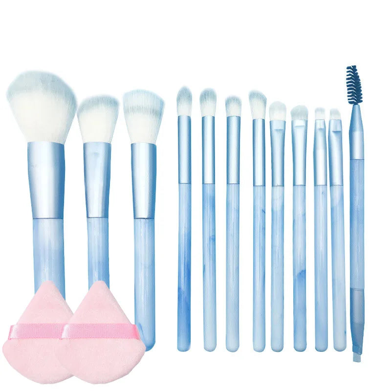 10/14Pcs Makeup Brushes Set EyeShadow Foundation Women Cosmetic Loose Powder Blush Super Soft Blending Make Up Brush Beauty Tool