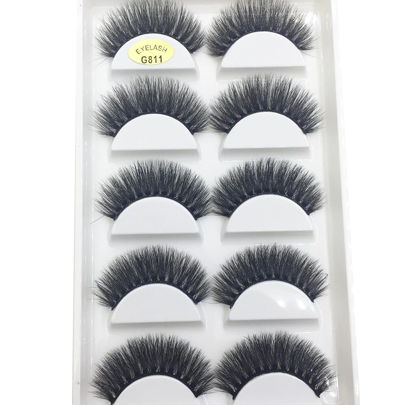 10 styles 5 Pairs Natural 3D Mink False Eyelashes Soft Wispy Fluffy Lashes Make up Faux Fake Eye Lashes Cils Maquillaje