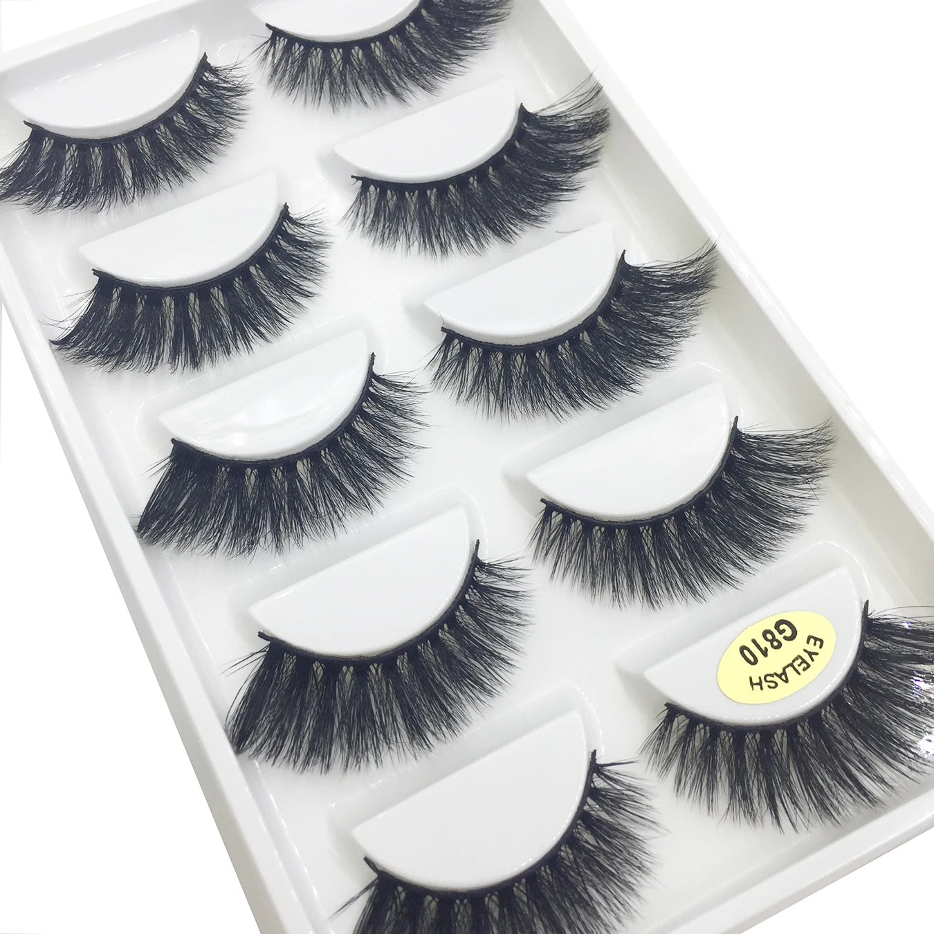 10 styles 5 Pairs Natural 3D Mink False Eyelashes Soft Wispy Fluffy Lashes Make up Faux Fake Eye Lashes Cils Maquillaje