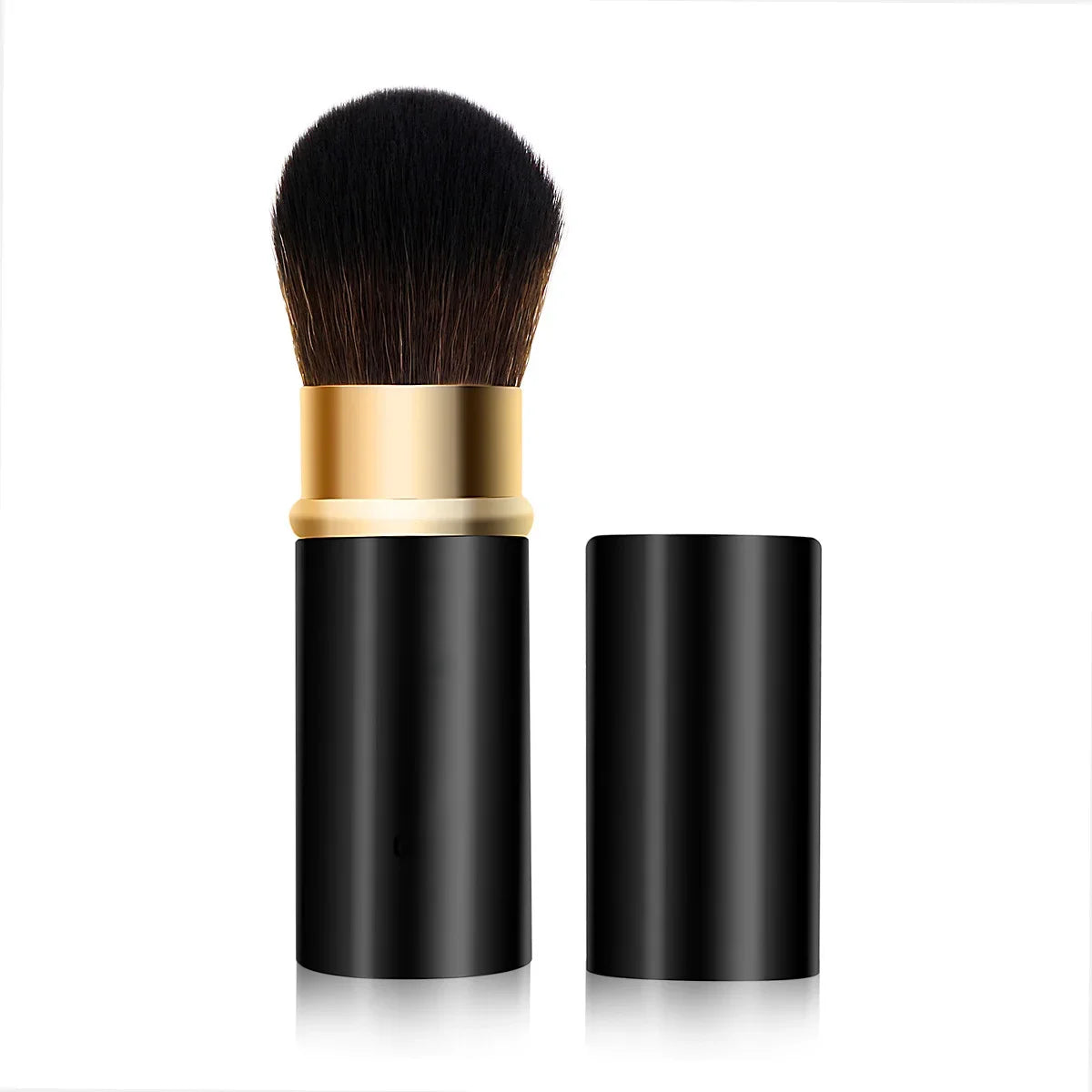 1 Pcs Retractable Makeup Brushes Powder Foundation Blending Blush Brush Make Up Cosmetics Brushes Female Metal Handle Brush