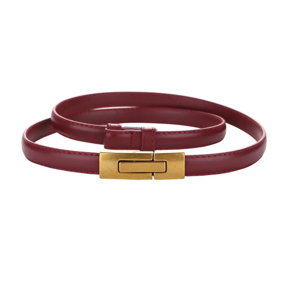 Vintage Female Casual Cowhide Braided Belt Pin Buckle Waistband Weave Waist Band Ladies Dress Leather Belt for Women Strap