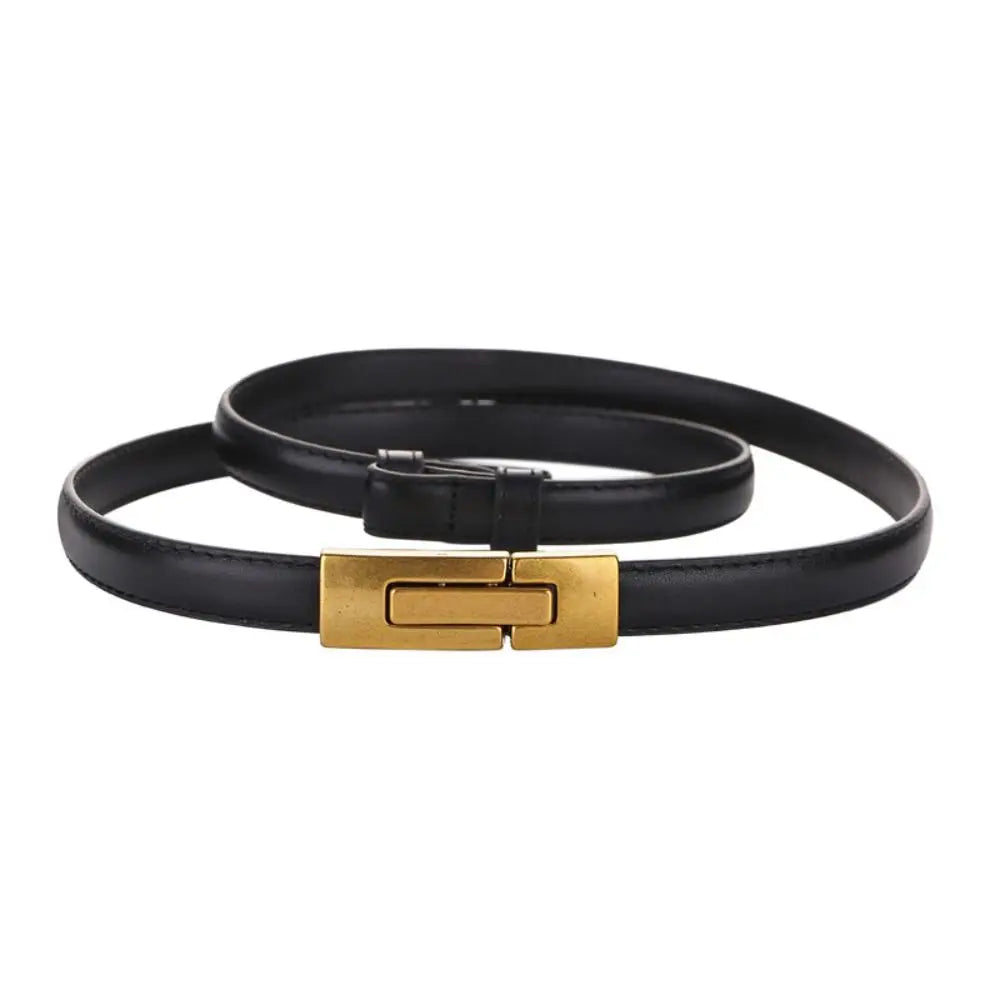 Vintage Female Casual Cowhide Braided Belt Pin Buckle Waistband Weave Waist Band Ladies Dress Leather Belt for Women Strap