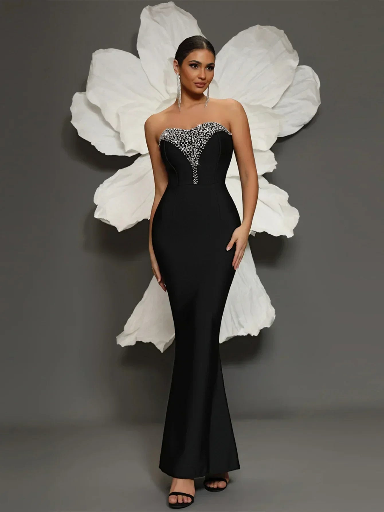 Bandage Dress Luxury 2025 Black Bandage Dress High Quality Woman Bandage Dress Celebrity Party Elegant Evening Dresses