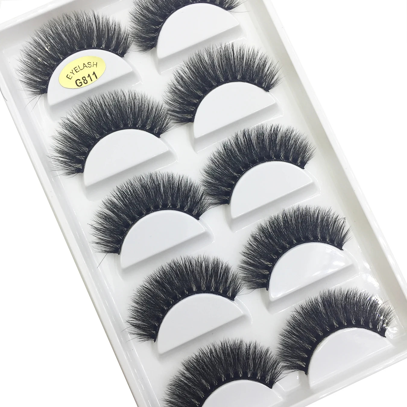 10 styles 5 Pairs Natural 3D Mink False Eyelashes Soft Wispy Fluffy Lashes Make up Faux Fake Eye Lashes Cils Maquillaje