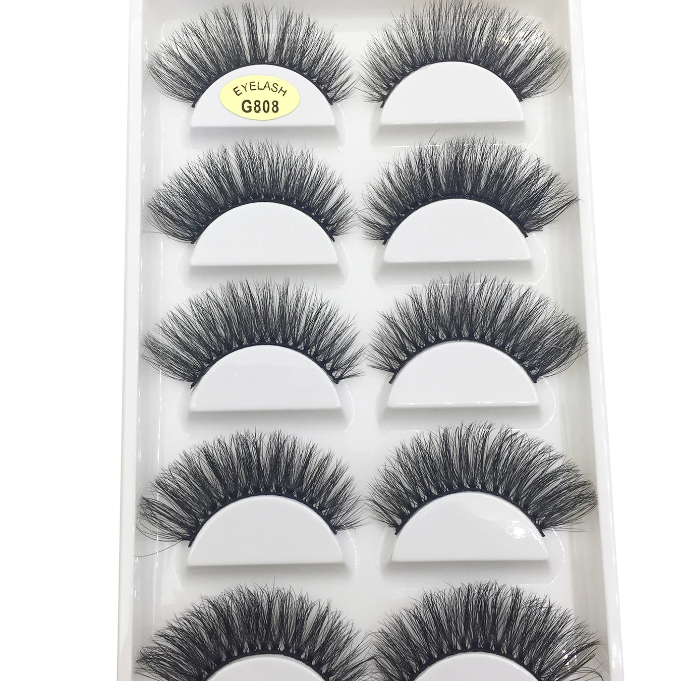 10 styles 5 Pairs Natural 3D Mink False Eyelashes Soft Wispy Fluffy Lashes Make up Faux Fake Eye Lashes Cils Maquillaje