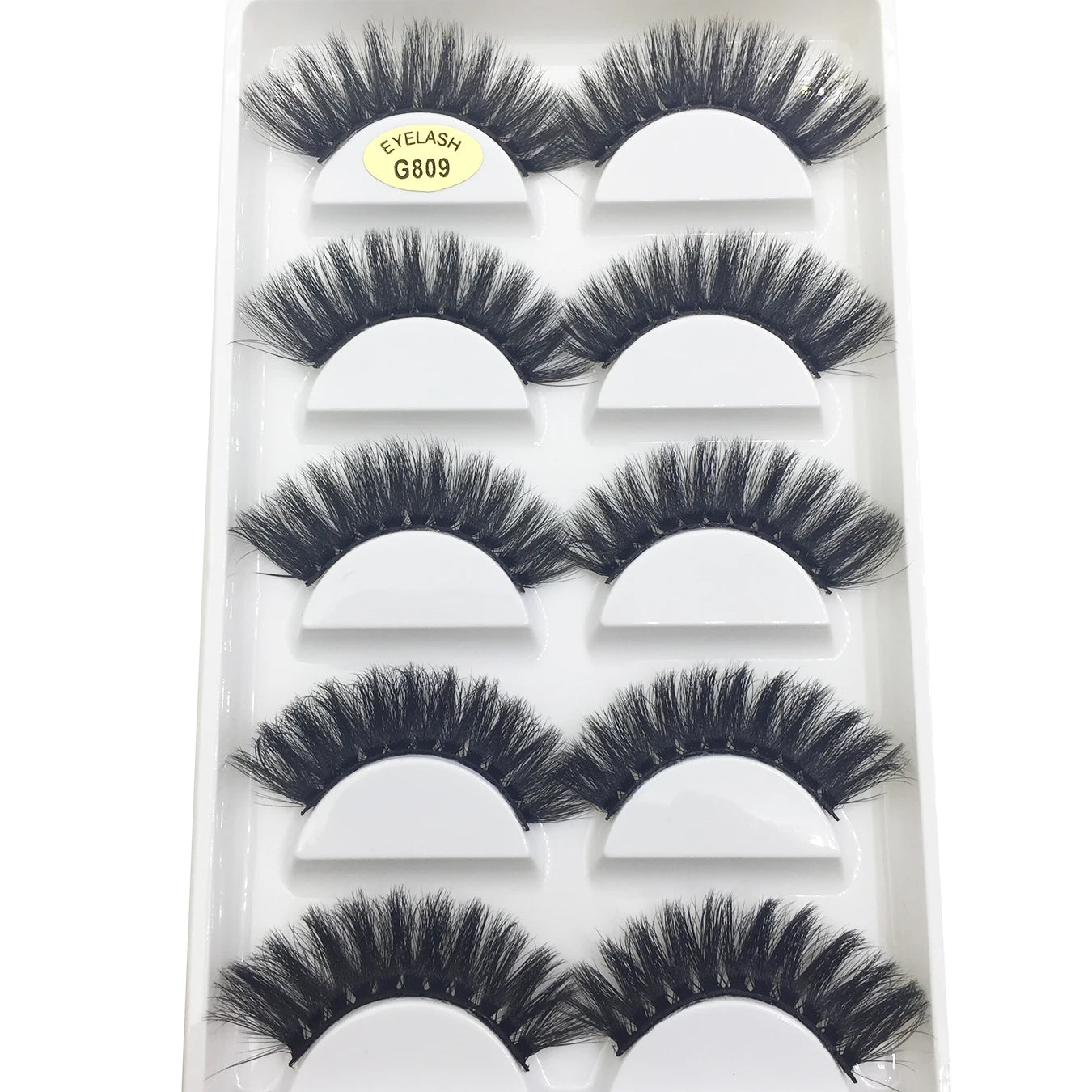 10 styles 5 Pairs Natural 3D Mink False Eyelashes Soft Wispy Fluffy Lashes Make up Faux Fake Eye Lashes Cils Maquillaje