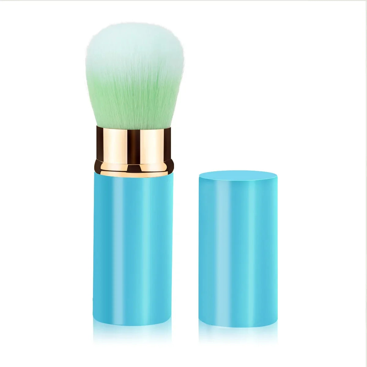 1 Pcs Retractable Makeup Brushes Powder Foundation Blending Blush Brush Make Up Cosmetics Brushes Female Metal Handle Brush