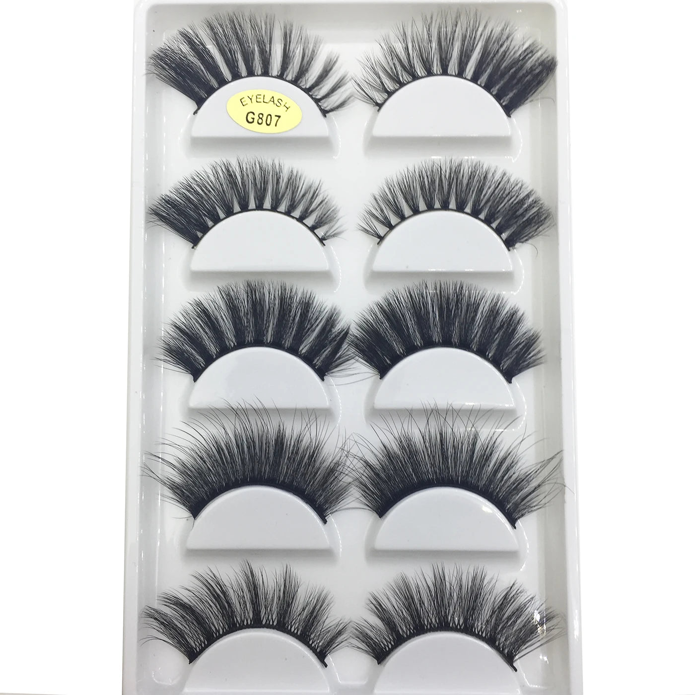 10 styles 5 Pairs Natural 3D Mink False Eyelashes Soft Wispy Fluffy Lashes Make up Faux Fake Eye Lashes Cils Maquillaje