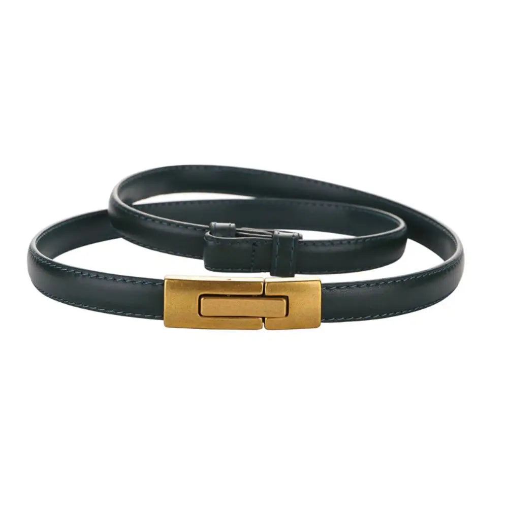 Vintage Female Casual Cowhide Braided Belt Pin Buckle Waistband Weave Waist Band Ladies Dress Leather Belt for Women Strap