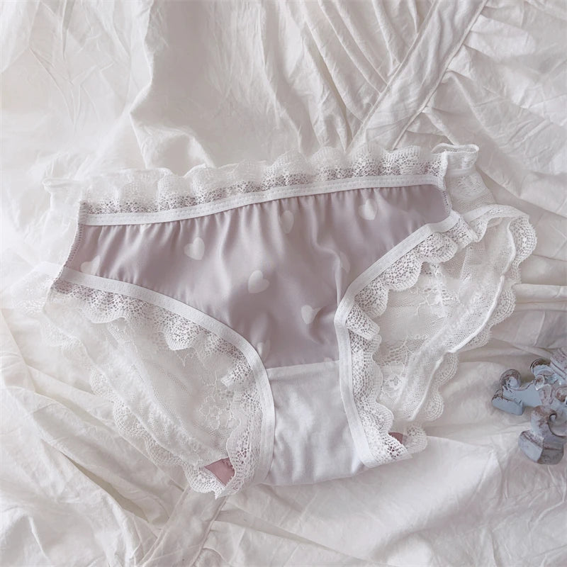 New Sexy lingerie for ladies Plus-size women's panties onlyfans woman Lace translucent ropa de mujer mid-waist underwear women