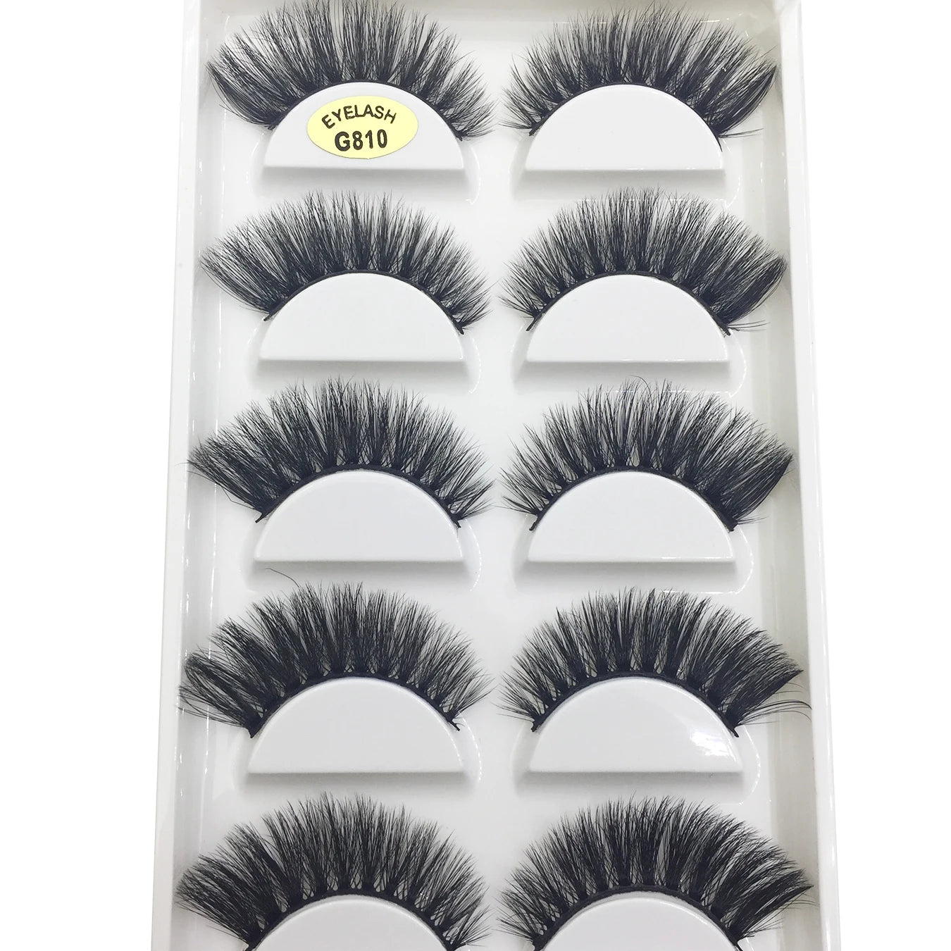 10 styles 5 Pairs Natural 3D Mink False Eyelashes Soft Wispy Fluffy Lashes Make up Faux Fake Eye Lashes Cils Maquillaje