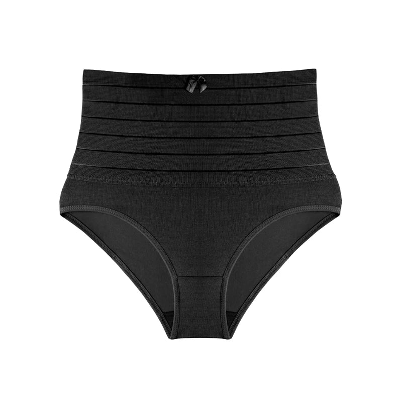 CINOON Elasticity Shaping Panties For Women High Waist Sexy Lingerie Comfortable Female Underwear Cotton Briefs Body Shaper