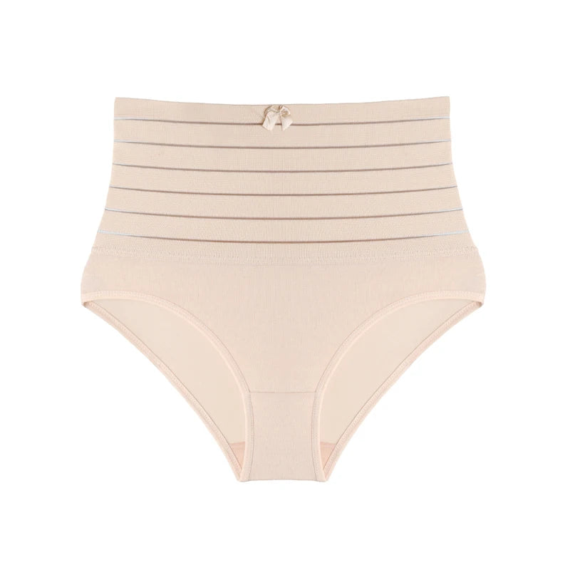 CINOON Elasticity Shaping Panties For Women High Waist Sexy Lingerie Comfortable Female Underwear Cotton Briefs Body Shaper
