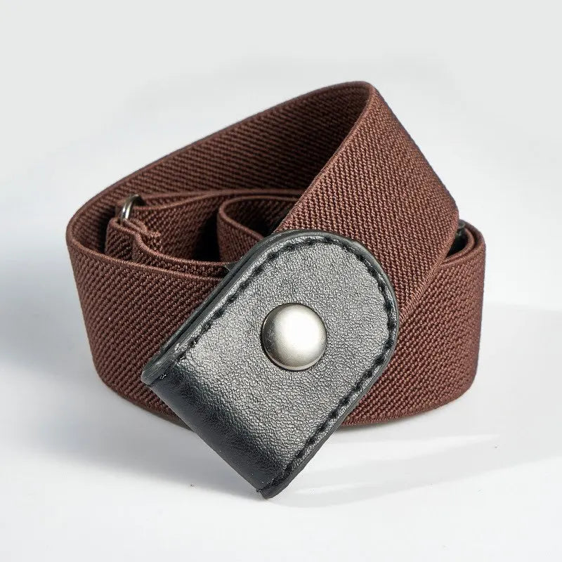 Simple Fashionable Belt Invisible Elastic Versatile Clothing Decoration Jeans Buttonless Elastic Belt Men's Invisible Belt
