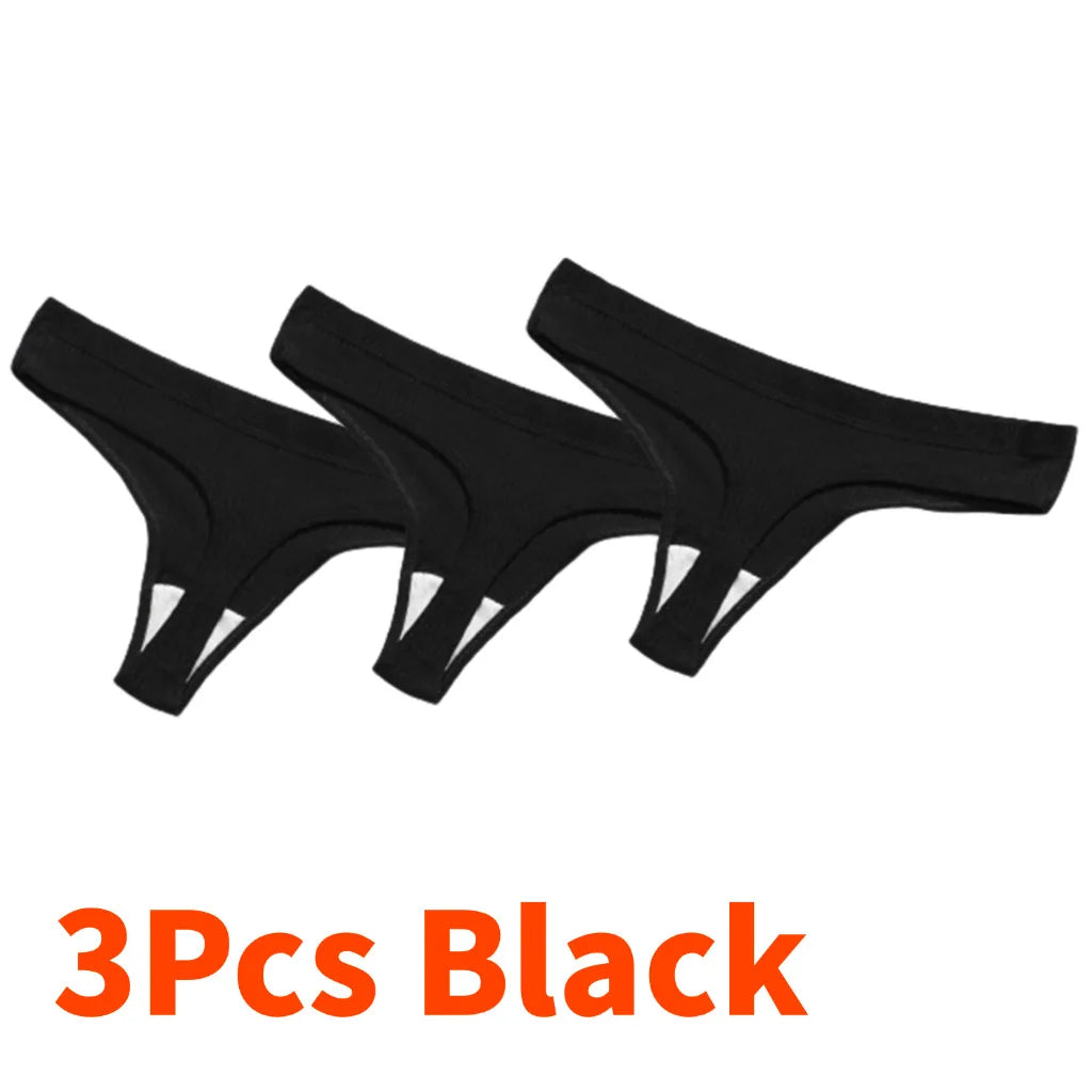 L XL XXL Sexy Lingerie Women's Panties Thongs 1/2/3/5/10Pcs Cotton Low Waist Plus Size Female Underwear Tangas Mujeres Lenceria
